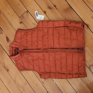 Orange Puffer Vest NEW